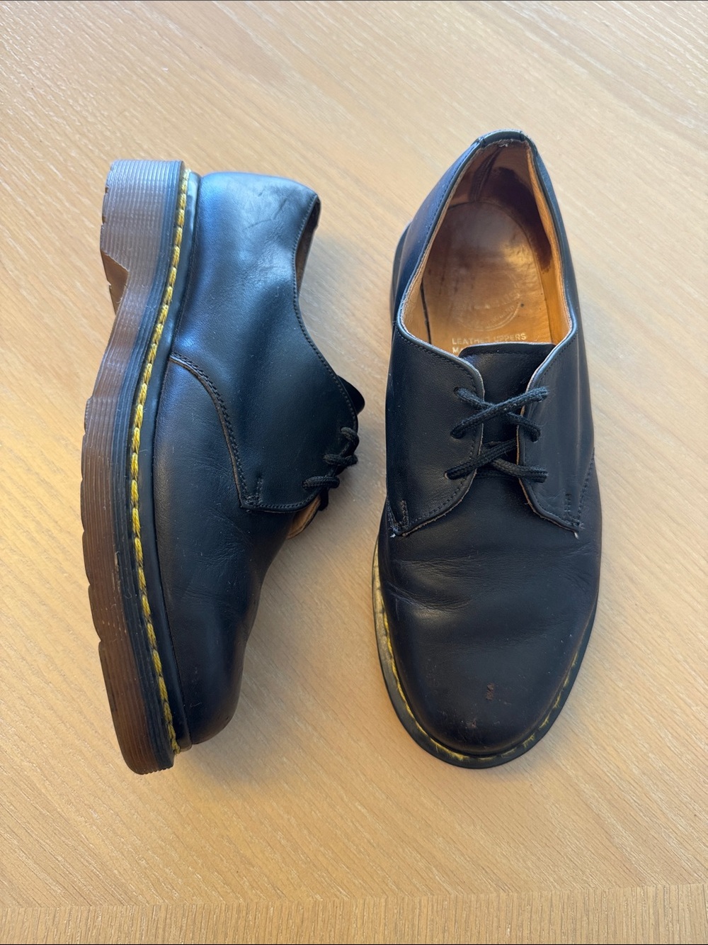 Dr. Martens Black Leather Oxfords